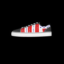 Load image into Gallery viewer, All-Over Print Kid&#39;s Leather stitching canvas shoes
