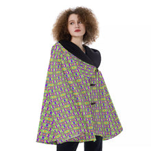 Load image into Gallery viewer, All-Over Print Women&#39;s Hooded Flared Coat
