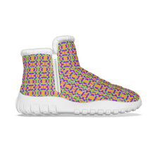 Load image into Gallery viewer, All-Over Print Men&#39;s Zip-up Snow Boots
