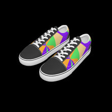 Load image into Gallery viewer, All-Over Print Kid&#39;s Leather stitching canvas shoes
