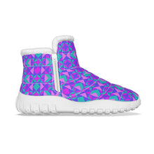 Load image into Gallery viewer, All-Over Print Women&#39;s Zip-up Snow Boots
