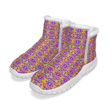 Load image into Gallery viewer, All-Over Print Men&#39;s Zip-up Snow Boots
