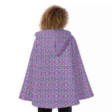 Load image into Gallery viewer, All-Over Print Women&#39;s Hooded Flared Coat

