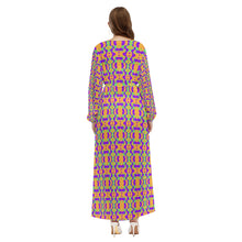 Load image into Gallery viewer, All-Over Print Women&#39;s Beach Long Coat
