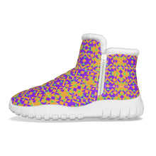 Load image into Gallery viewer, All-Over Print Women&#39;s Zip-up Snow Boots
