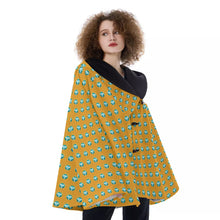 Load image into Gallery viewer, All-Over Print Women&#39;s Hooded Flared Coat
