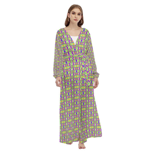 All-Over Print Women's Beach Long Coat