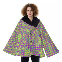 Load image into Gallery viewer, All-Over Print Women&#39;s Hooded Flared Coat
