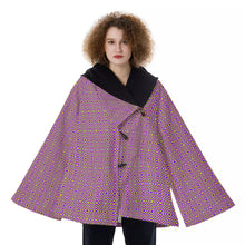 Load image into Gallery viewer, All-Over Print Women&#39;s Hooded Flared Coat
