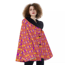 Load image into Gallery viewer, All-Over Print Women&#39;s Hooded Flared Coat

