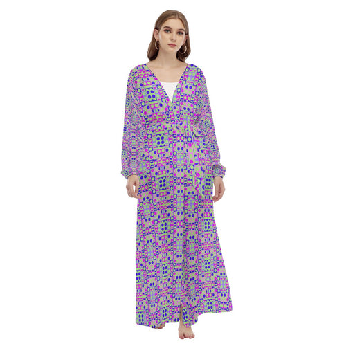 All-Over Print Women's Beach Long Coat