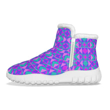 Load image into Gallery viewer, All-Over Print Women&#39;s Zip-up Snow Boots
