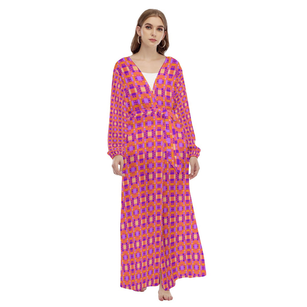 All-Over Print Women's Beach Long Coat