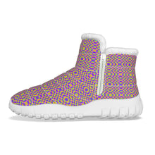 Load image into Gallery viewer, All-Over Print Women&#39;s Zip-up Snow Boots
