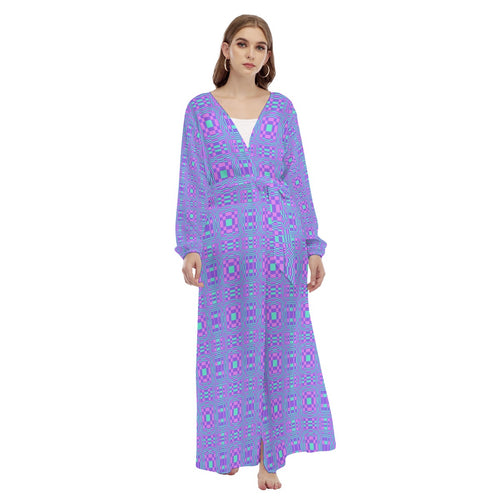 All-Over Print Women's Beach Long Coat