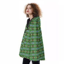 Load image into Gallery viewer, All-Over Print Women&#39;s Hooded Flared Coat
