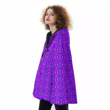 Load image into Gallery viewer, All-Over Print Women&#39;s Hooded Flared Coat
