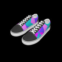Load image into Gallery viewer, All-Over Print Kid&#39;s Leather stitching canvas shoes
