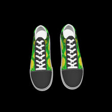 Load image into Gallery viewer, All-Over Print Kid&#39;s Leather stitching canvas shoes
