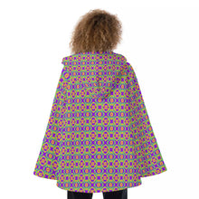 Load image into Gallery viewer, All-Over Print Women&#39;s Hooded Flared Coat
