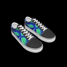 Load image into Gallery viewer, All-Over Print Kid&#39;s Leather stitching canvas shoes
