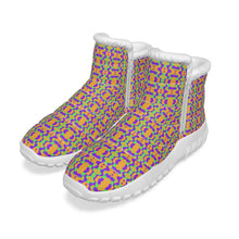 Load image into Gallery viewer, All-Over Print Women&#39;s Zip-up Snow Boots
