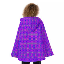 Load image into Gallery viewer, All-Over Print Women&#39;s Hooded Flared Coat
