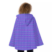 Load image into Gallery viewer, All-Over Print Women&#39;s Hooded Flared Coat
