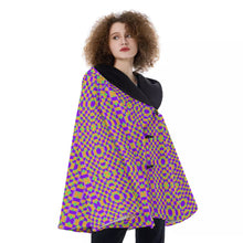 Load image into Gallery viewer, All-Over Print Women&#39;s Hooded Flared Coat

