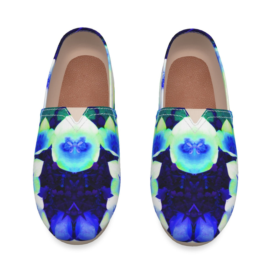 All-Over Print Women's Canvas Fisherman Shoes
