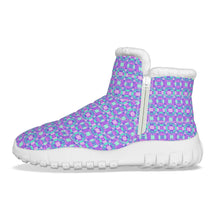 Load image into Gallery viewer, All-Over Print Women&#39;s Zip-up Snow Boots
