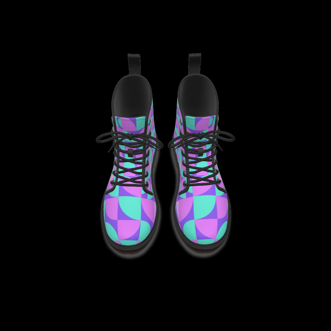 Women's Short Boot with Back Pull Loop