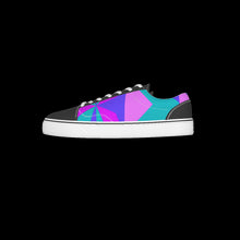 Load image into Gallery viewer, All-Over Print Kid&#39;s Leather stitching canvas shoes
