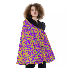 Load image into Gallery viewer, All-Over Print Women&#39;s Hooded Flared Coat
