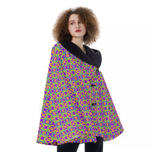 Load image into Gallery viewer, All-Over Print Women&#39;s Hooded Flared Coat
