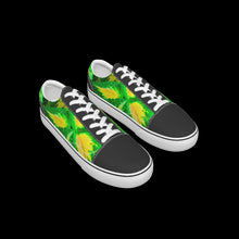 Load image into Gallery viewer, All-Over Print Kid&#39;s Leather stitching canvas shoes
