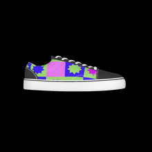Load image into Gallery viewer, All-Over Print Kid&#39;s Leather stitching canvas shoes
