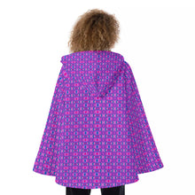 Load image into Gallery viewer, All-Over Print Women&#39;s Hooded Flared Coat

