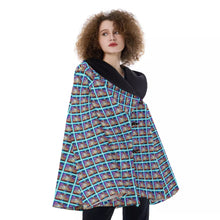 Load image into Gallery viewer, All-Over Print Women&#39;s Hooded Flared Coat
