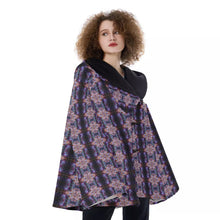 Load image into Gallery viewer, All-Over Print Women&#39;s Hooded Flared Coat
