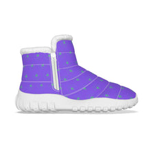 Load image into Gallery viewer, All-Over Print Women&#39;s Zip-up Snow Boots
