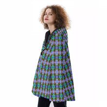 Load image into Gallery viewer, All-Over Print Women&#39;s Hooded Flared Coat
