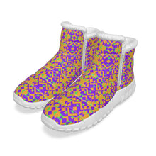 Load image into Gallery viewer, All-Over Print Women&#39;s Zip-up Snow Boots
