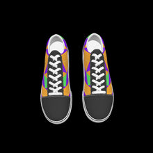 Load image into Gallery viewer, All-Over Print Kid&#39;s Leather stitching canvas shoes
