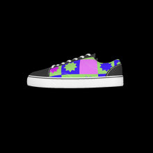 Load image into Gallery viewer, All-Over Print Kid&#39;s Leather stitching canvas shoes
