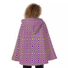 Load image into Gallery viewer, All-Over Print Women&#39;s Hooded Flared Coat
