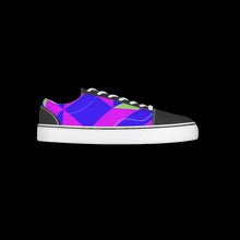 Load image into Gallery viewer, All-Over Print Kid&#39;s Leather stitching canvas shoes

