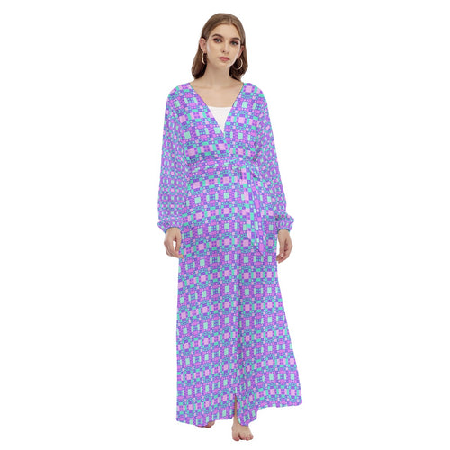 All-Over Print Women's Beach Long Coat