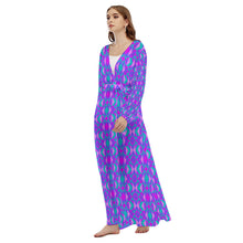 Load image into Gallery viewer, All-Over Print Women&#39;s Beach Long Coat
