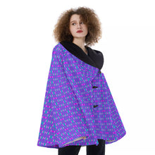 Load image into Gallery viewer, All-Over Print Women&#39;s Hooded Flared Coat
